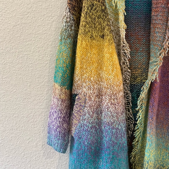 Anthropologie Greylin Natalie Fringe Cardigan - Picture 5 of 10